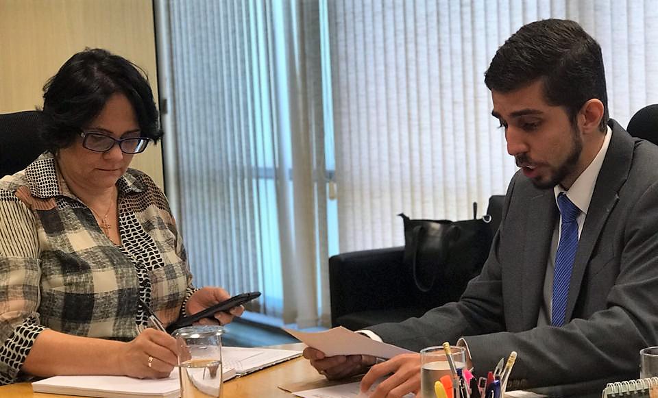 Em Brasília, parlamentar busca melhorias para o CSE 