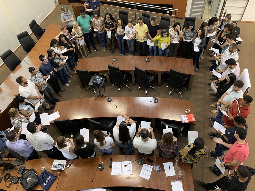 Servidores participam de workshop sobre a felicidade como diferencial estratégico no trabalho