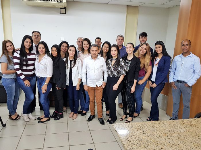 Novos estagiários de direito participam de encontro com presidente da Câmara